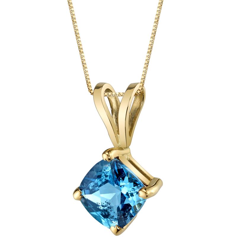 Zlatý topásový náhrdelník Catrin 20424