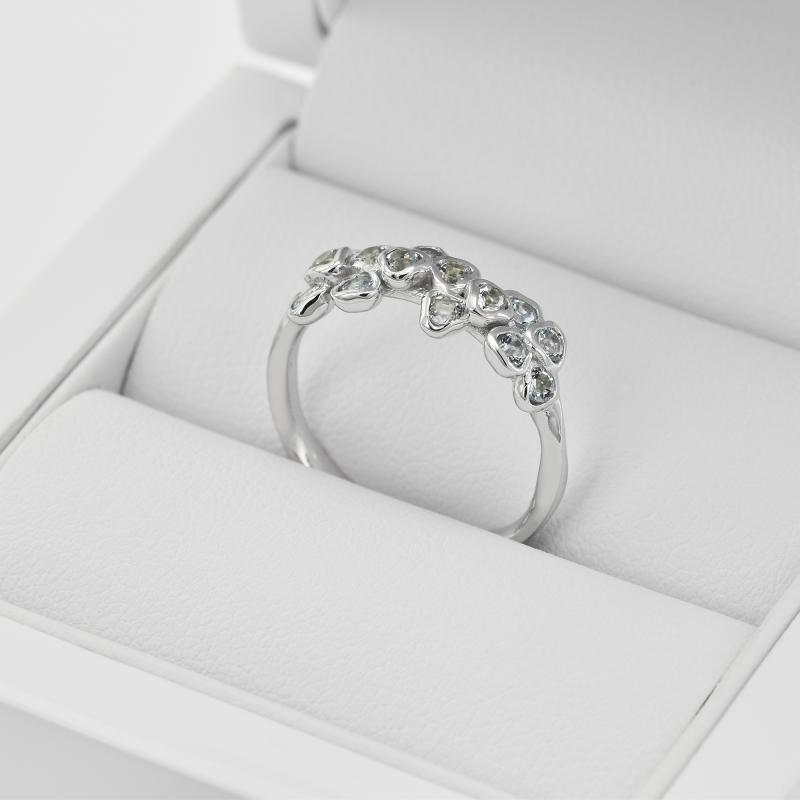 Romantický zlatý prsteň 30534