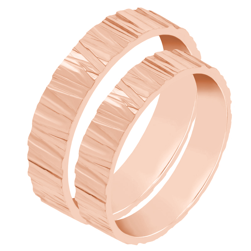 Prstene z ružového zlata 37754