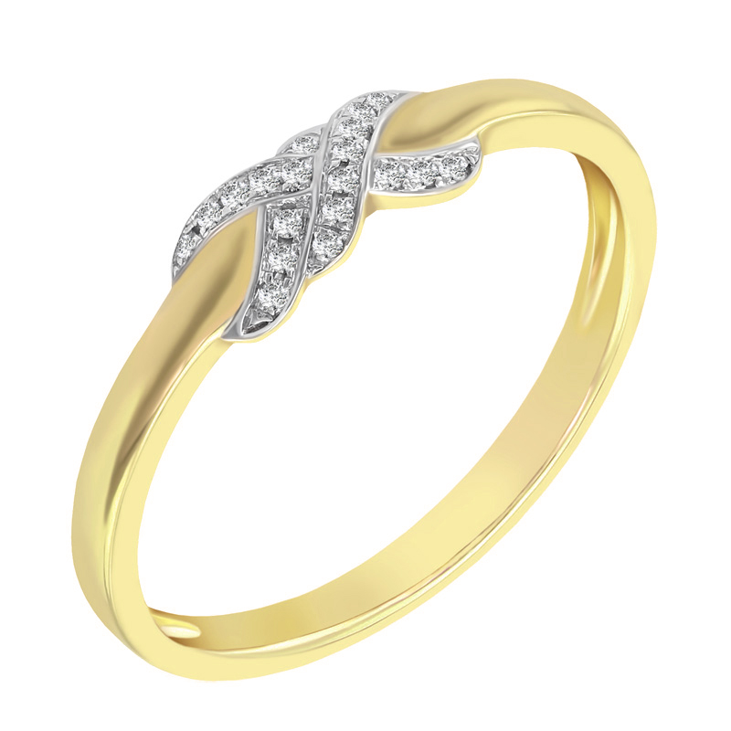 Zlatý romantický prsteň