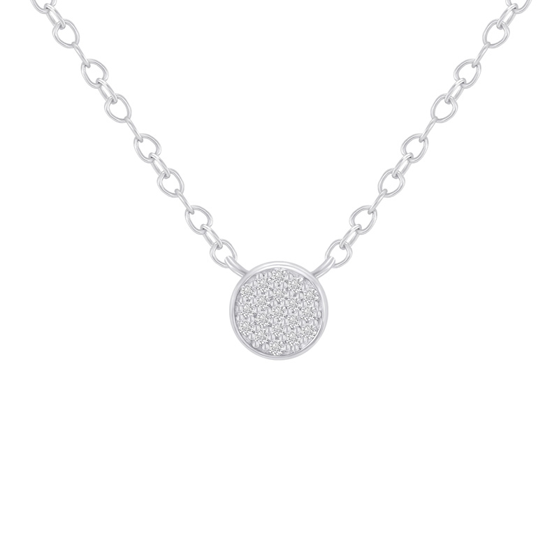 Minimalistický náhrdelník s diamantmi Sharlene