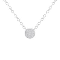Zlatý minimalistický náhrdelník s diamantmi Sharlene