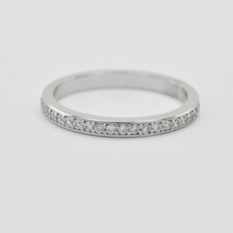 Platinový svadobný prsteň 43824