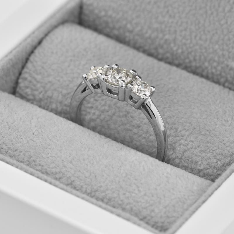 Dámský diamantový zásnubný prsteň 45564