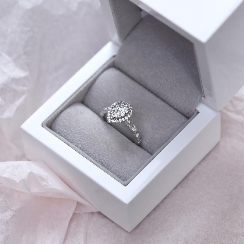 Zásnubný prsteň s diamantmi 49584