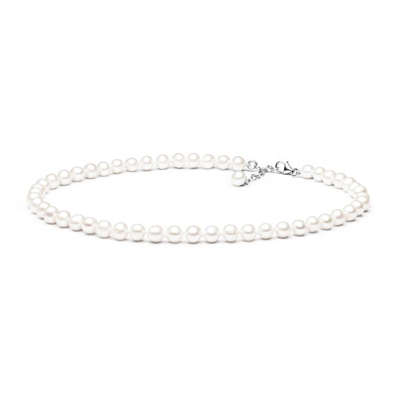 Strieborný perlový náhrdelník Marely