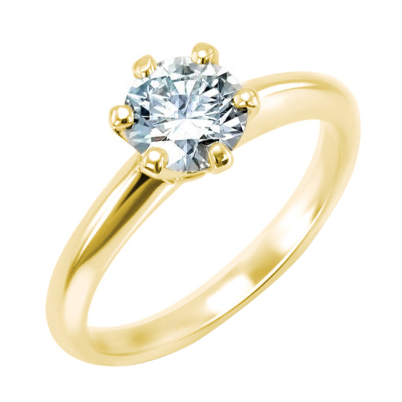 Zásnubný prsteň s diamantom 59564