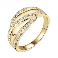 Zlatý prsteň plný diamantov Caleb