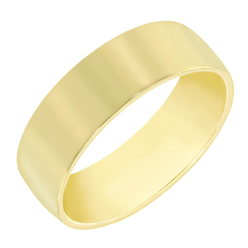 Pánsky komfortny zlatý prsteň 60824