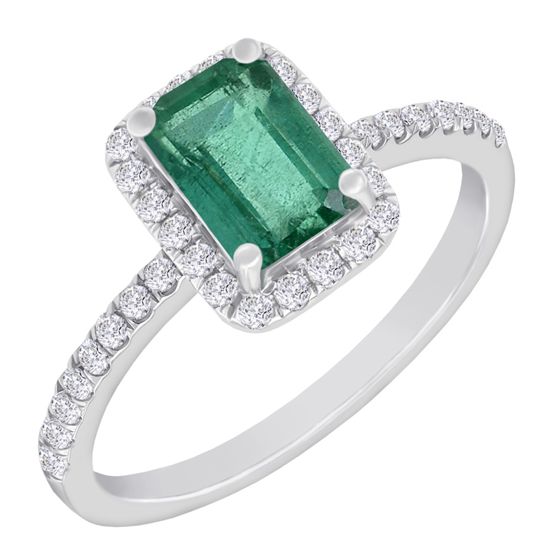 Smaragd pre vyvolenú v zlatom prsteni Dorolia