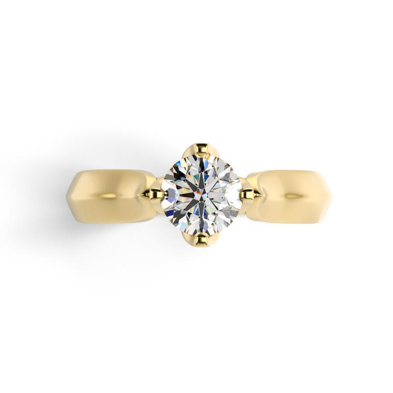 Diamantový zlatý prsteň Viven 78654