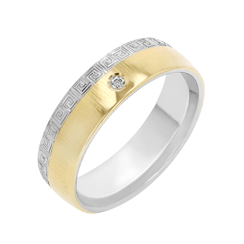 Dámský snubný prsteň s diamantom 80284