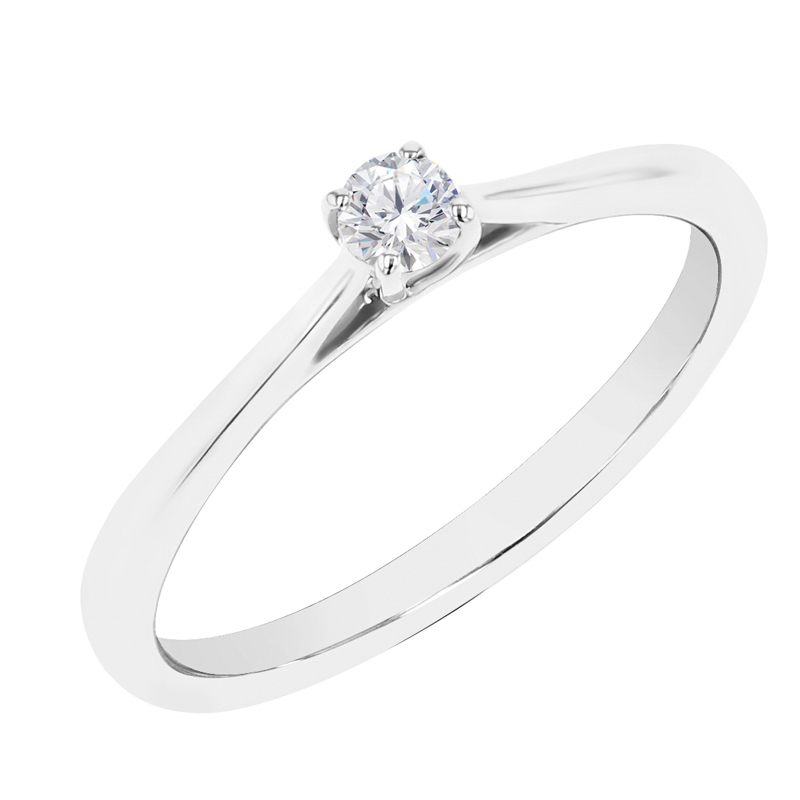 Diamantový prsteň s výberom karátové váhy Beau 100895