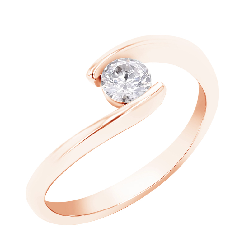 Zásnubný prsteň s diamantom Petrea 101155