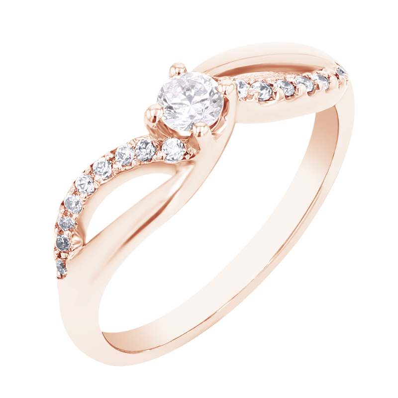 Zásnubný prsteň s lab-grown diamantmi Mirela 101685
