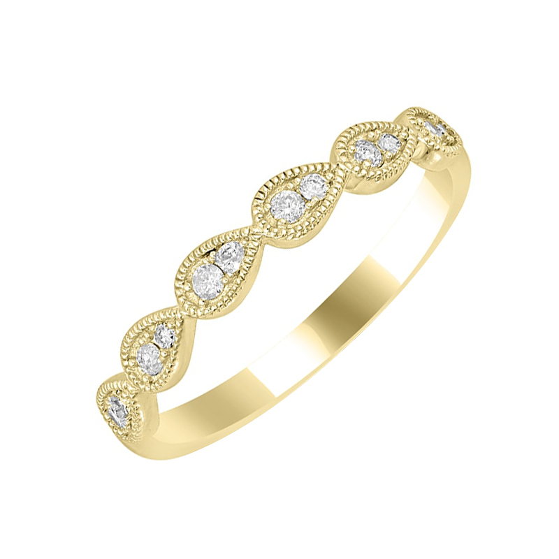 Strieborný eternity prsteň s lab-grown diamantmi Ebba 104745