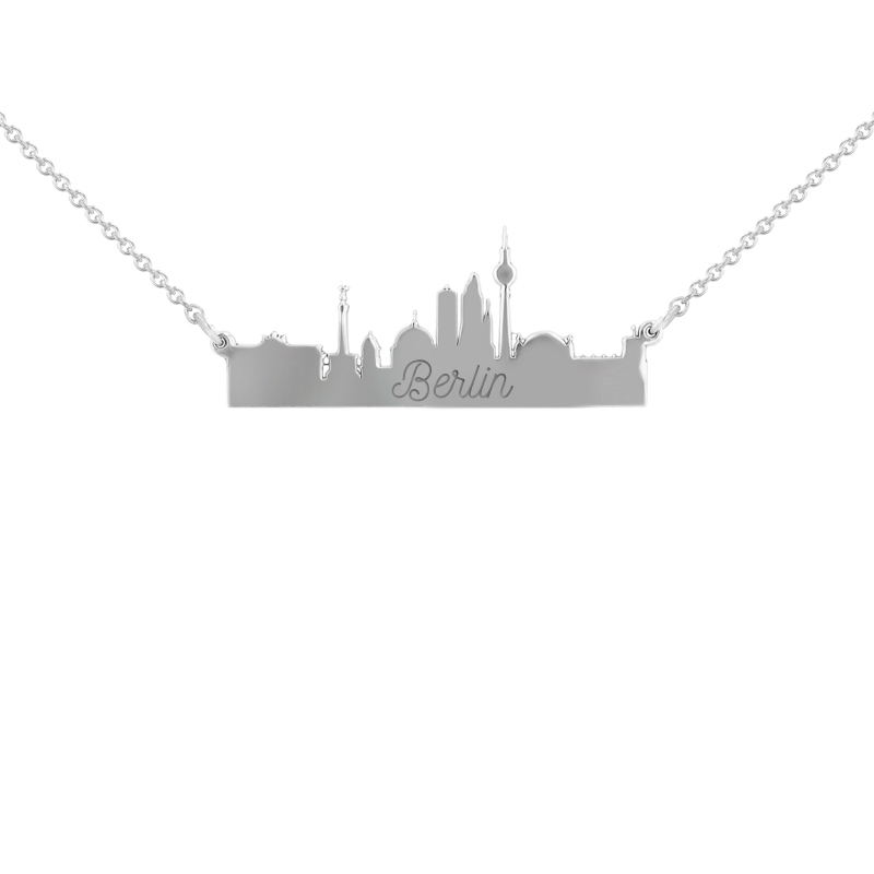 Strieborný náhrdelník mesta Berlín 115135