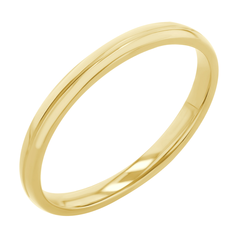 Zlaté svadobné prstene s diamantmi Mileva 117965