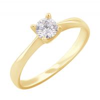 Zásnubný prsteň s diamantom Clarita