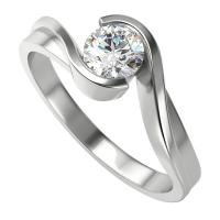Zásnubný prsteň s diamantom Zechi 