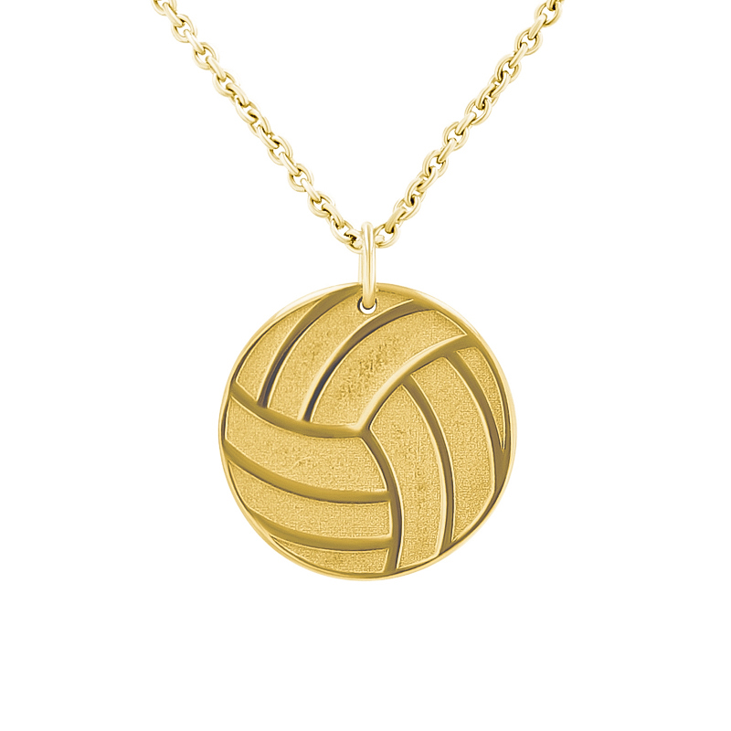Strieborný prívesok lopta s gravírom vašej voľby Volleyball