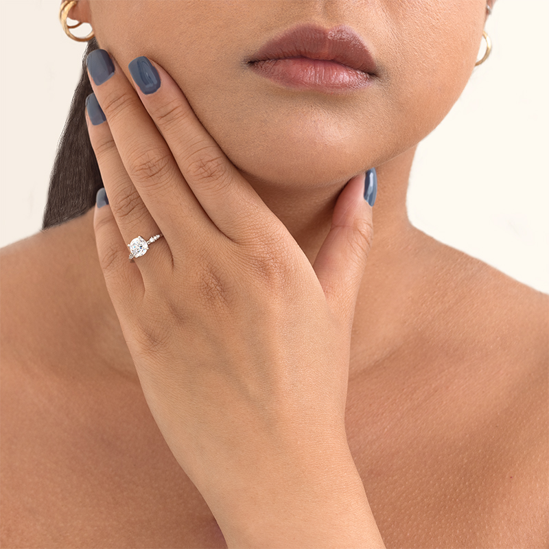 Zásnubný prsteň s lab-grown diamantmi Elise 126235