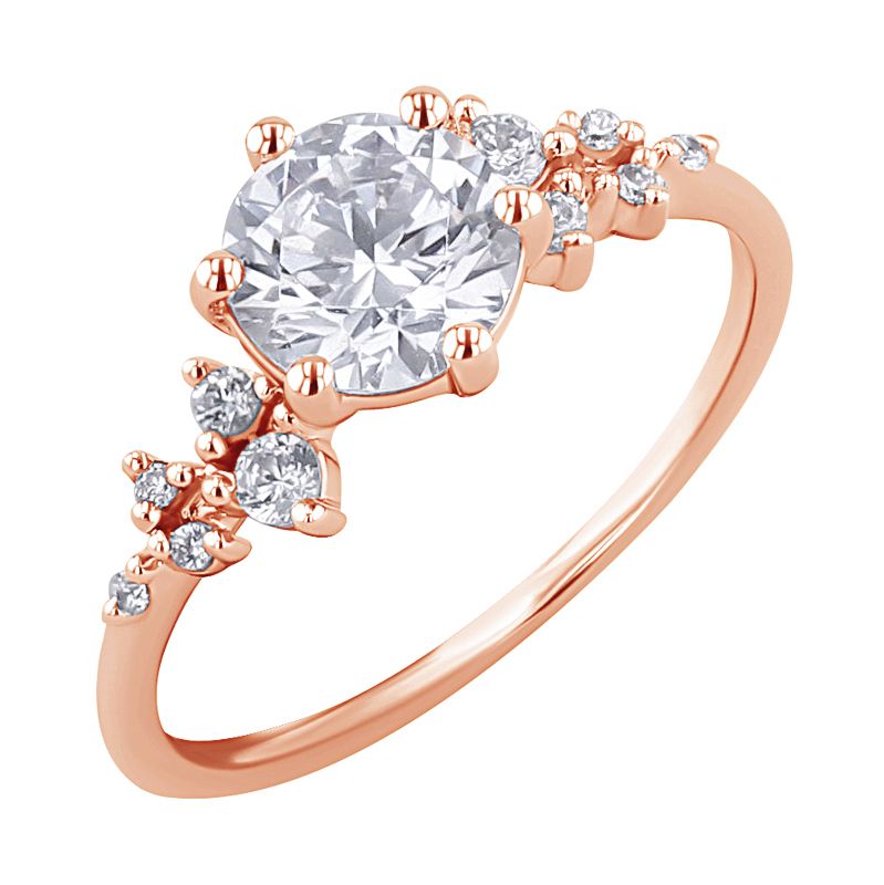 Zásnubný prsteň s lab-grown diamantmi Kasi 126795