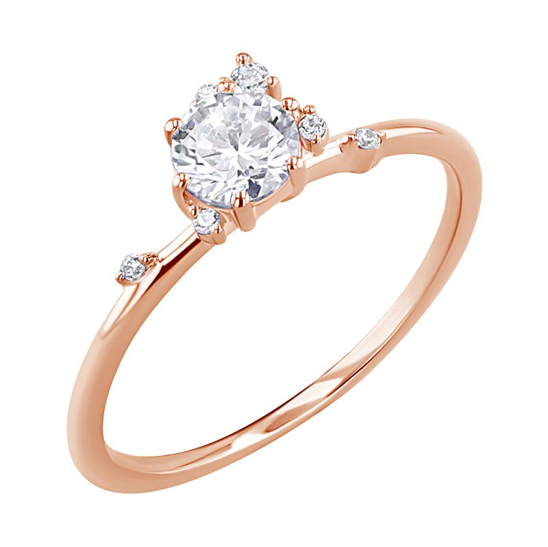 Cluster zásnubný prsteň s diamantmi Shirin 126815