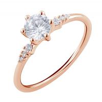 Zásnubný prsteň s lab-grown diamantmi Janyne