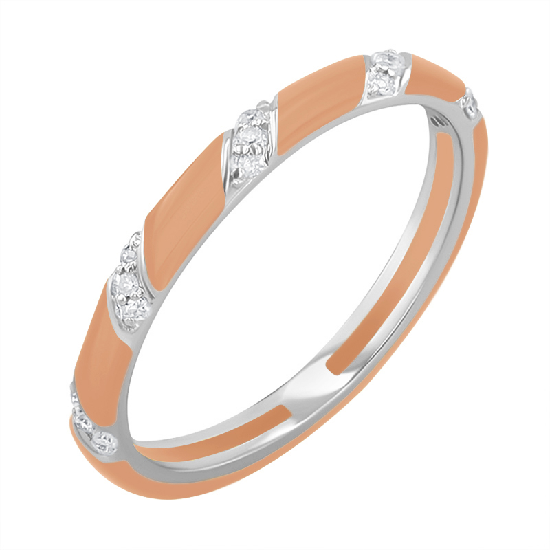 Keramický prsteň s diamantmi Jayne 128735