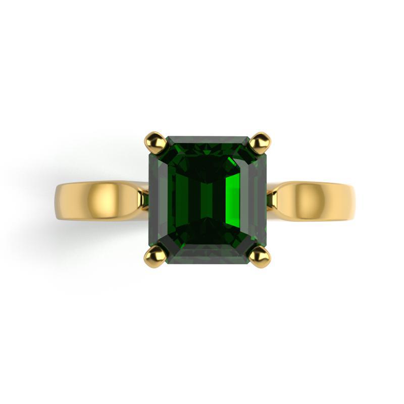 Zlatý smaragdový prsteň 12995