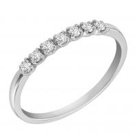 Diamantový eternity prsteň z platiny Alexis