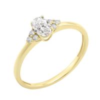 Zásnubný prsteň s lab-grown diamantmi Kylie
