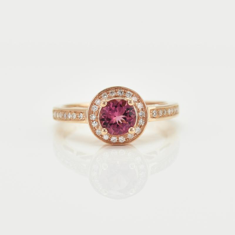 Prsteň z ružového zlata 15515