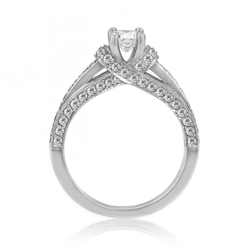 Diamantový zásnubný prsteň 17355