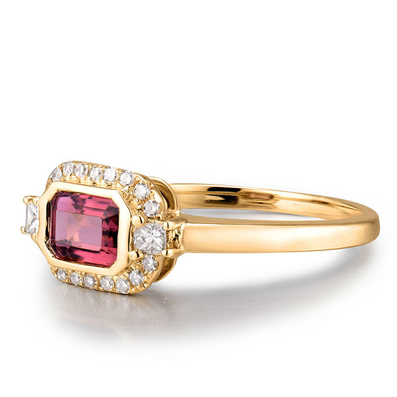 Zlatý prsteň s turmalínom 17725