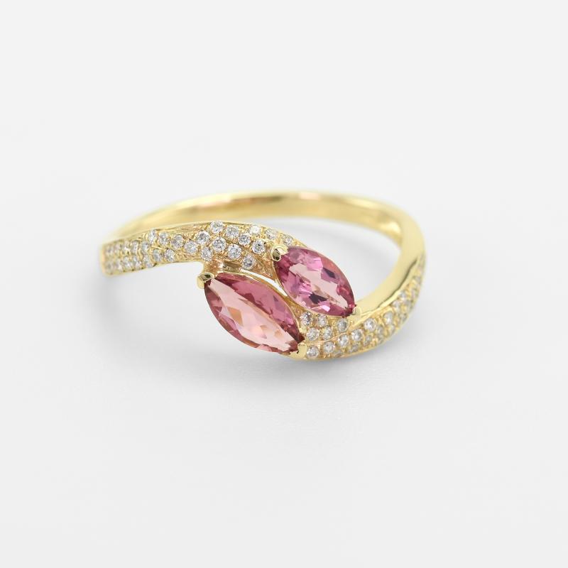 Zlatý zásnubný prsteň 17795