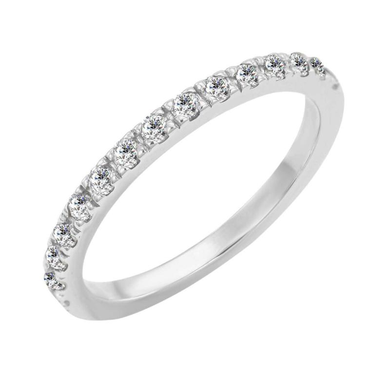 Eternity zlatý prsteň s diamantmi 25785