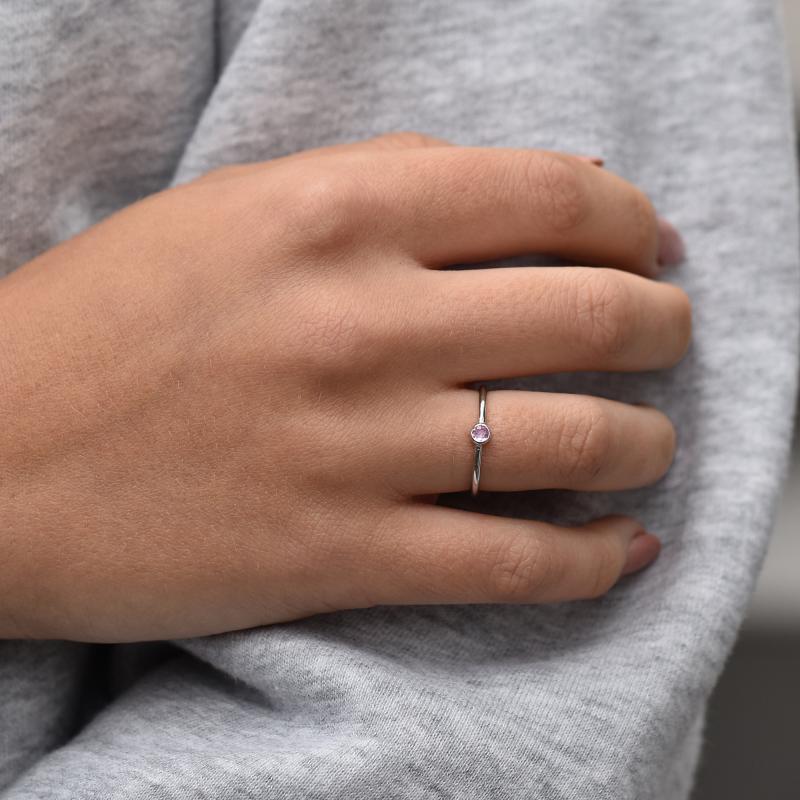 Zlatý minimalistický prsteň 33815