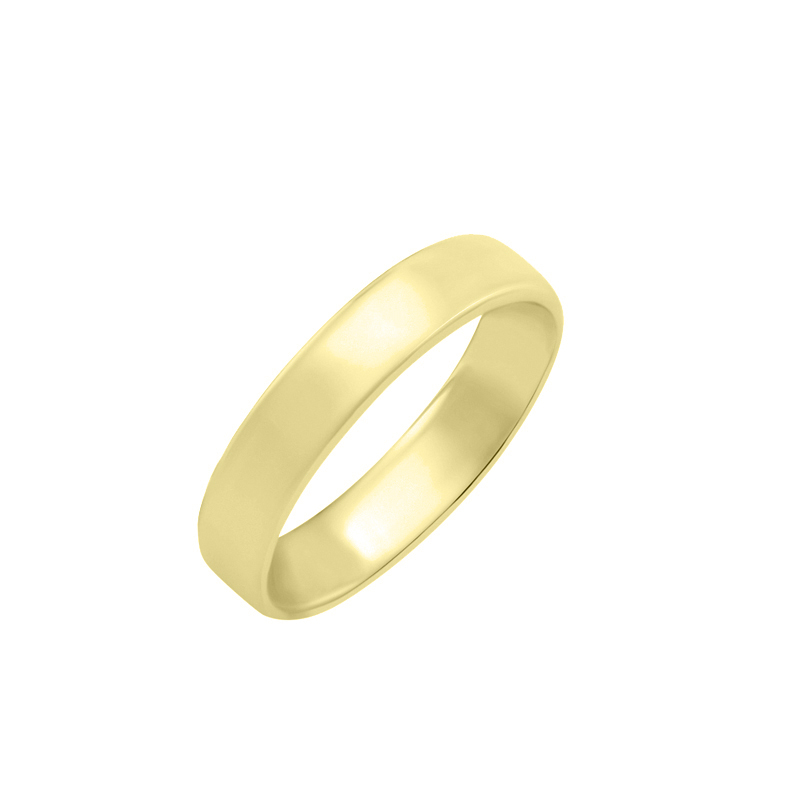 Svadobný prsteň zo zlata komfortného typu 34755