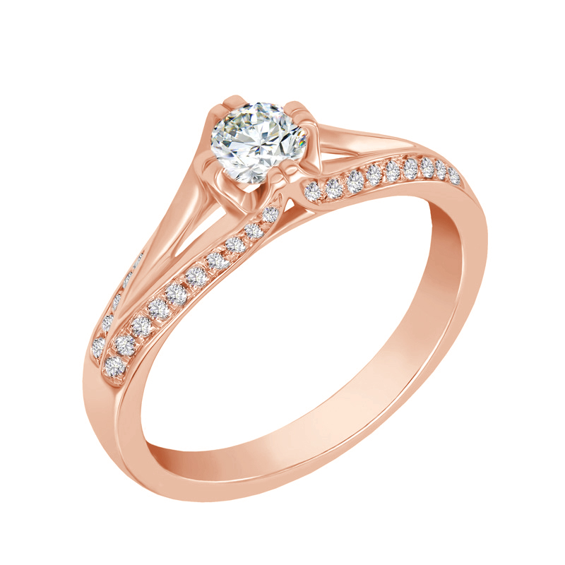 Zásnubný diamantový prsteň 36345