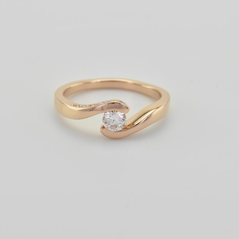 Zásnubný prsteň s diamantom 38825