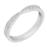Eternity prsteň s diamantmi Zwita