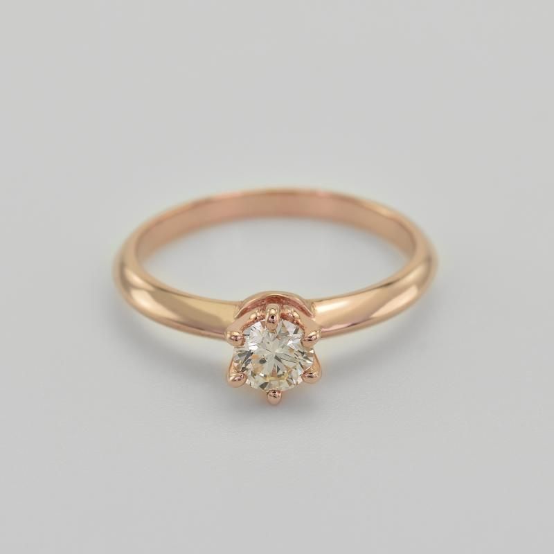 Diamantový zlatý prsteň 40365