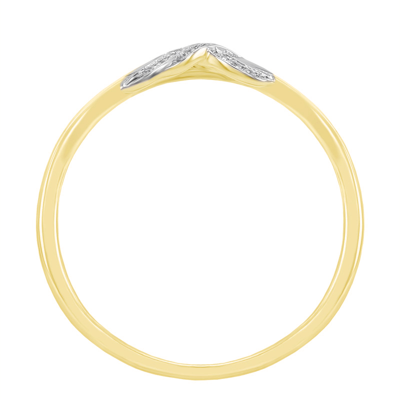 Diamantový zlatý prsteň 40535