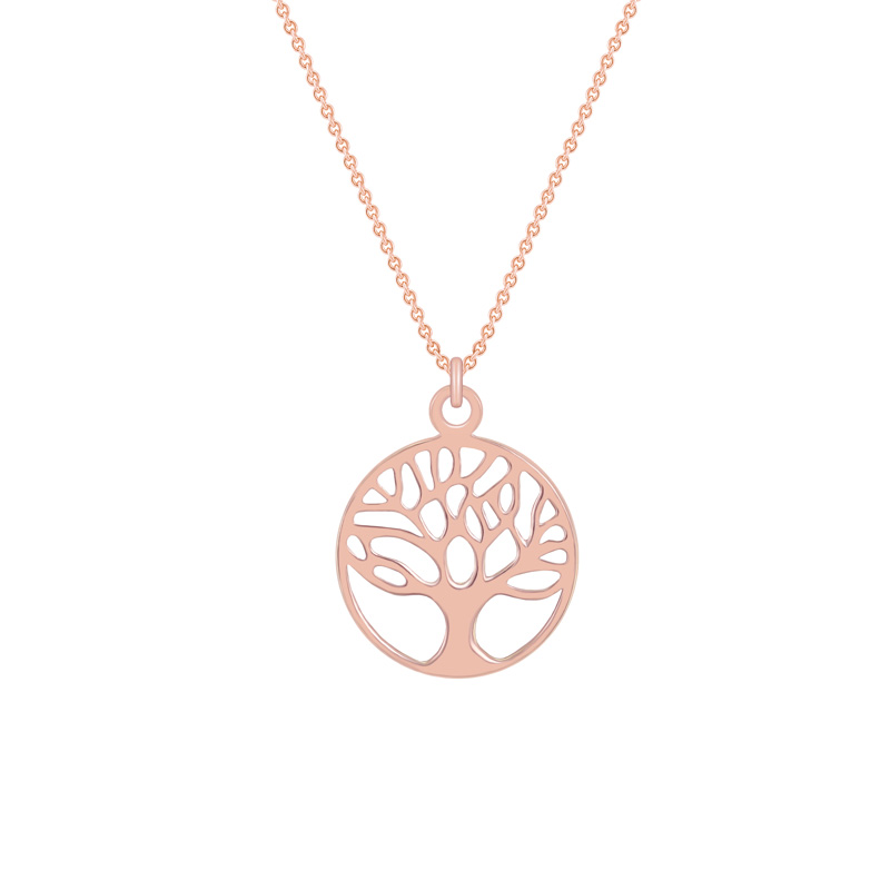 Zlatý náhrdelník so stromom života Worde 42235