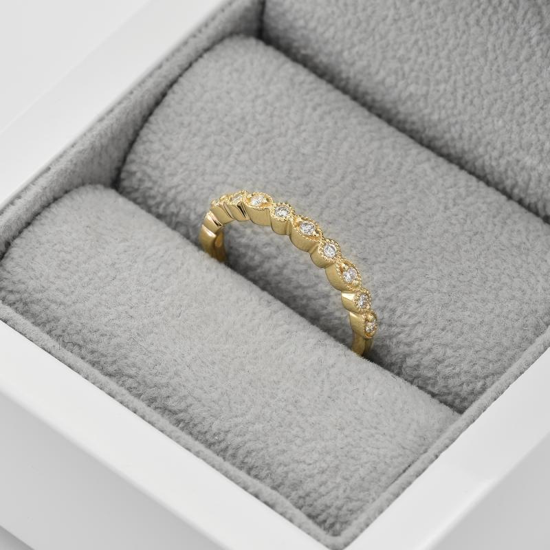 Dámský zlatý prsteň 42325