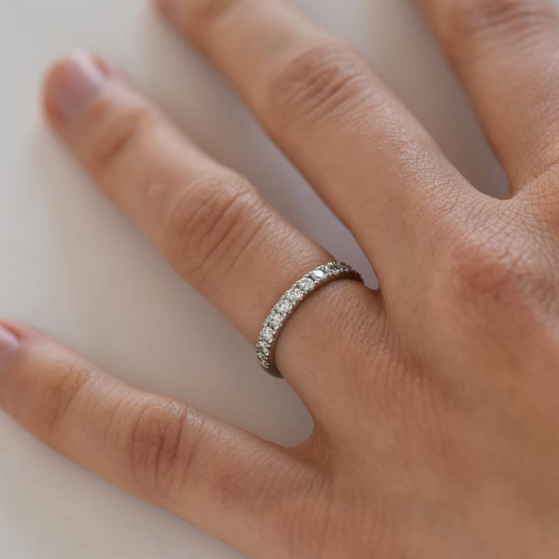 Platinový prsteň 43795