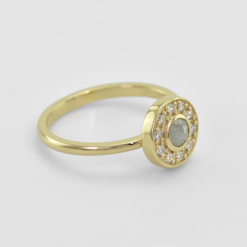 Elegantný prsteň zo zlata 44205