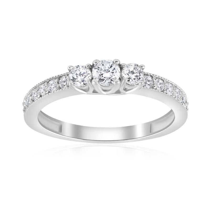 Diamantový zásnubný prsteň 4495